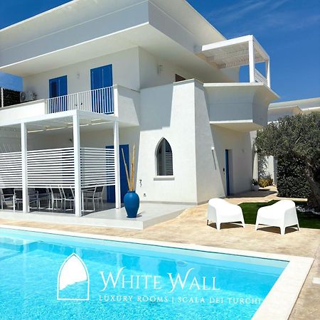 White Wall Luxury Rooms Scala Dei Turchi ريالمونتي المظهر الخارجي الصورة
